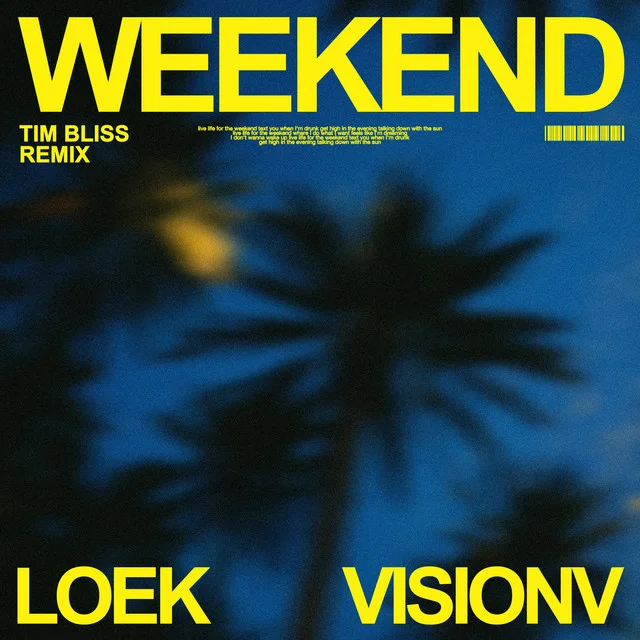 Loek, VisionV - Weekend (Tim Bliss Remix)