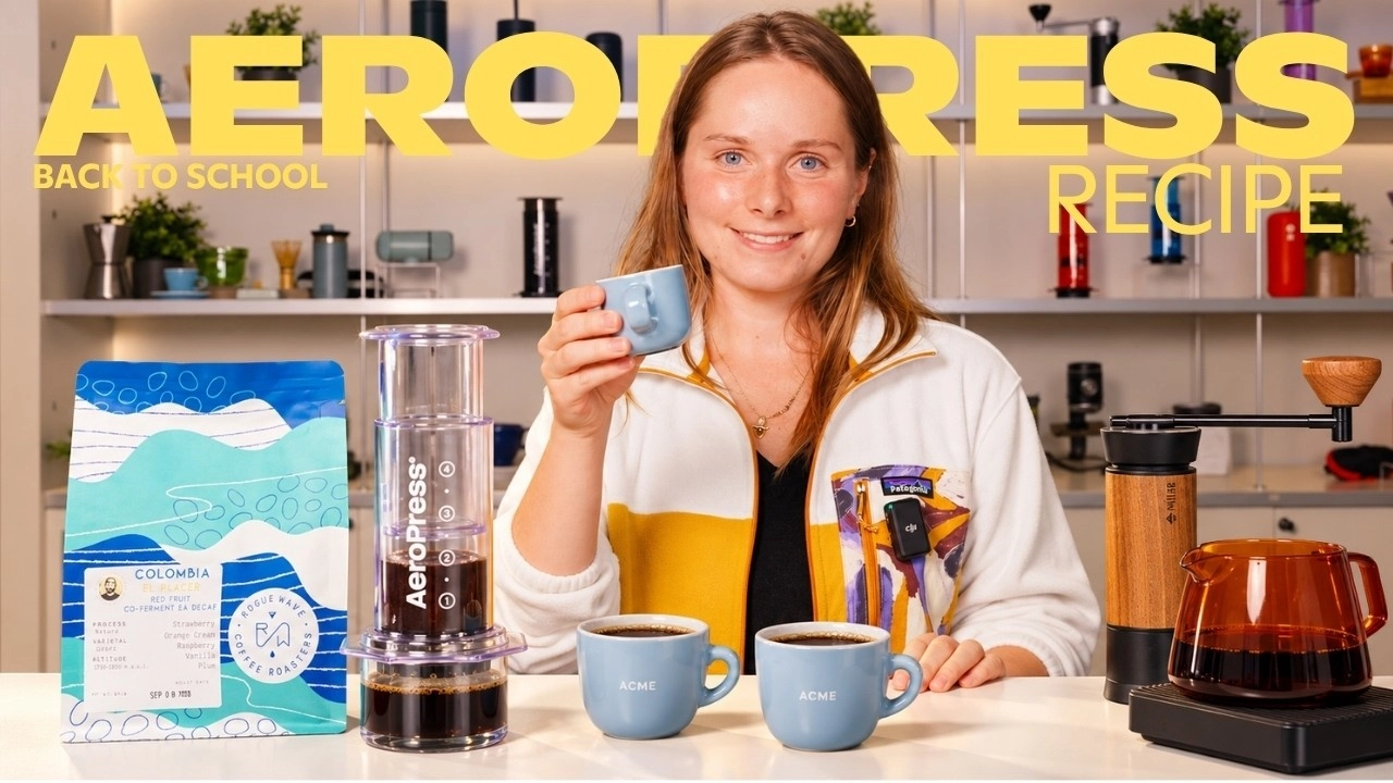 Our quick and tasty AeroPress Recipe for busy back-to-school days (an easy bypass recipe)