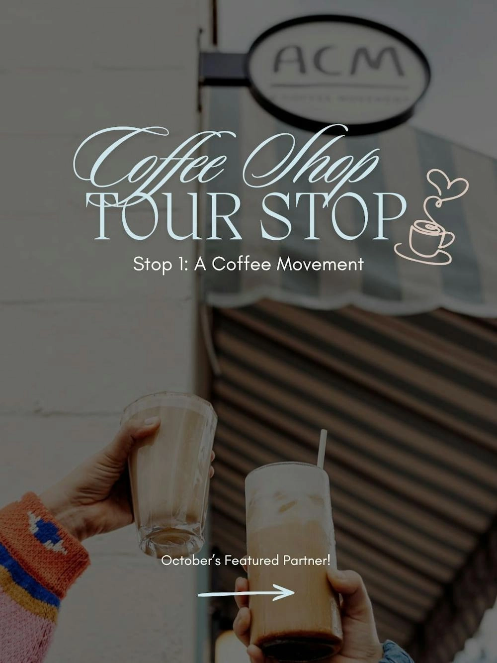 RSVP to Coffee Shop Tour Stop #1 | Saturday, October 3rd @ 10am