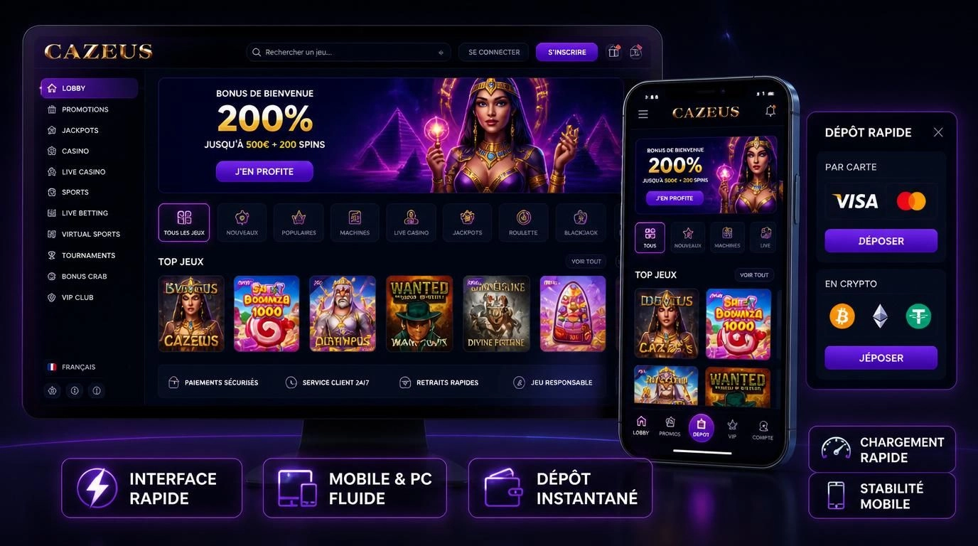 Cazeus Casino Login ⭐ Cazeus casino Site Officiel En France