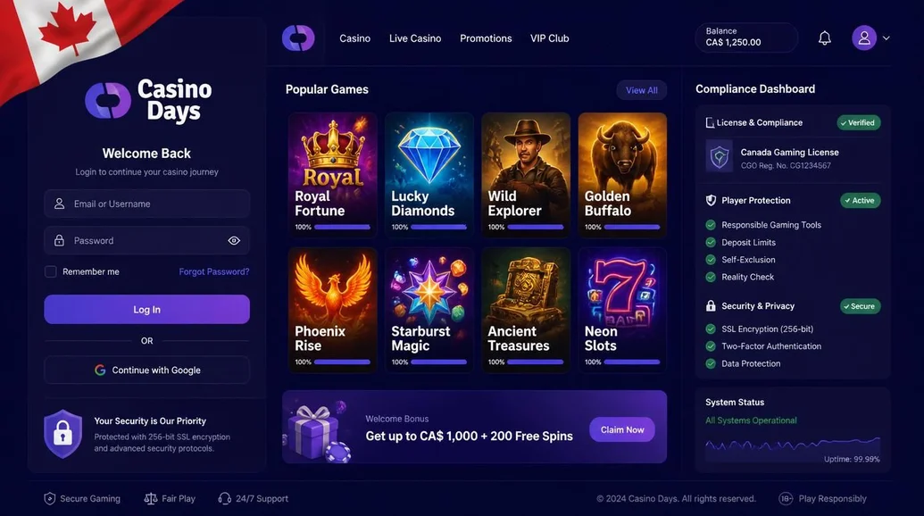 Casino Days promo code ⭐️ Days Casino official site Canada