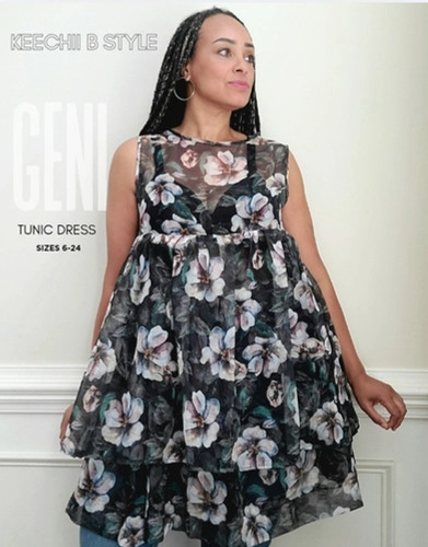 GENI Tunic DressPattern PDF Size (6-24) | Keechii B Style
