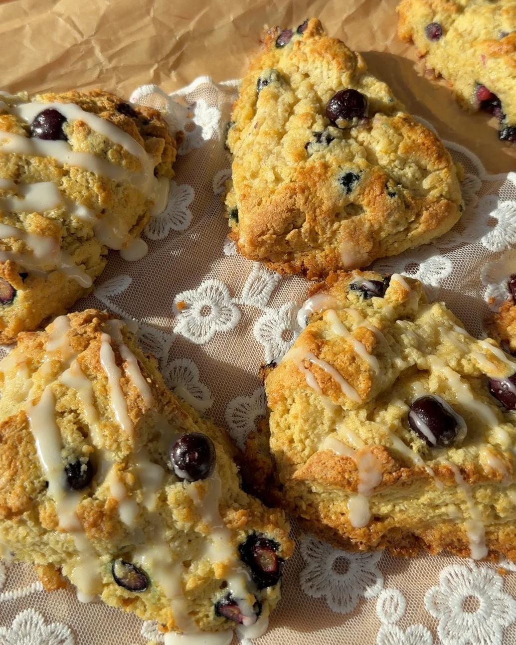 Lemon Blueberry Scones