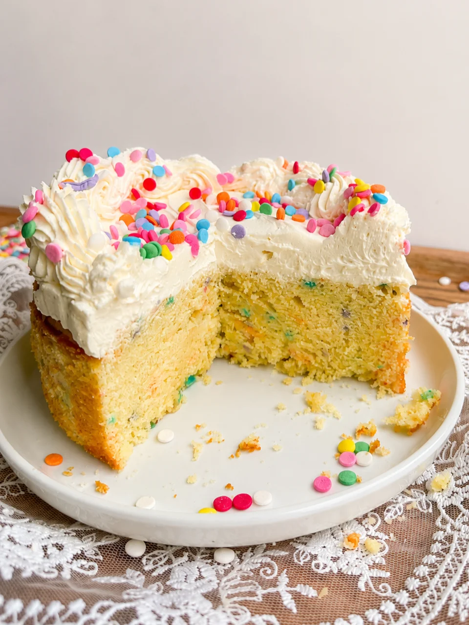Mini 6 Inch Funfetti Cake