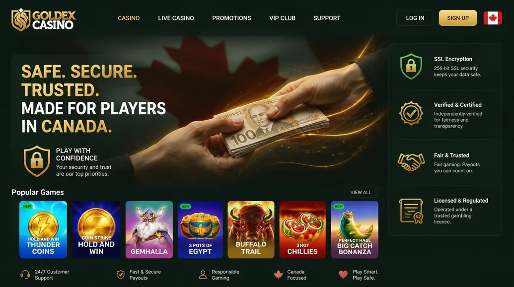 Goldex Casino Official Site Canada ⭐ Goldex casino Login