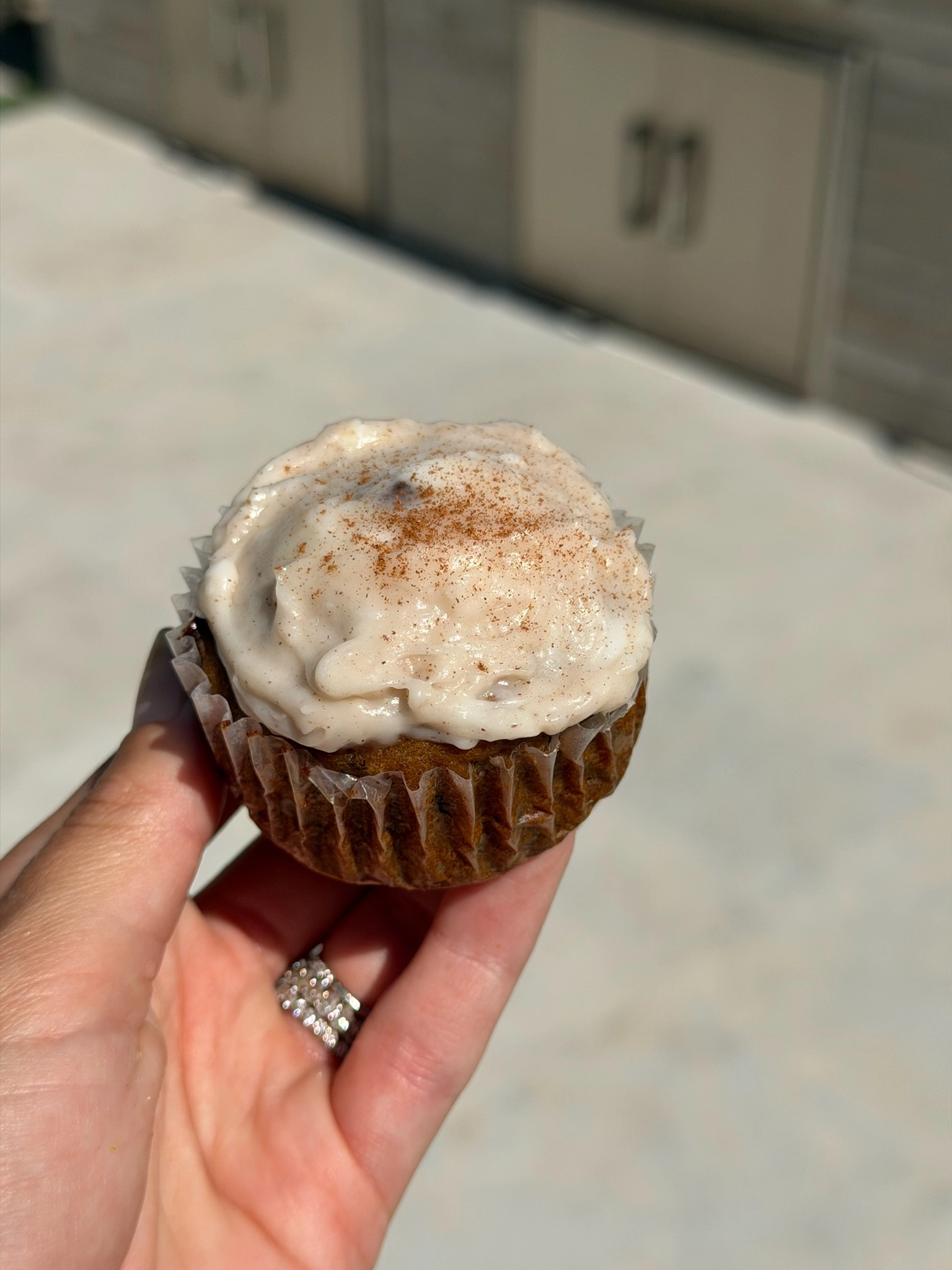 Vegan Carrot Cake Banana Chip Muffins