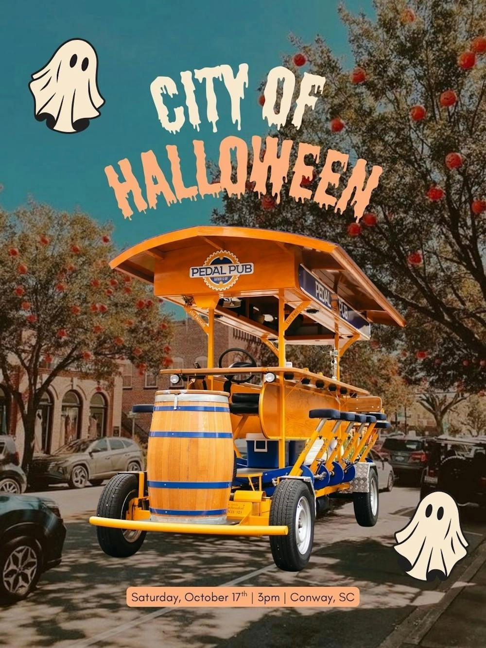RSVP to City of Halloween Pedal Pub | Saturday, October 17th @ 3pm $$