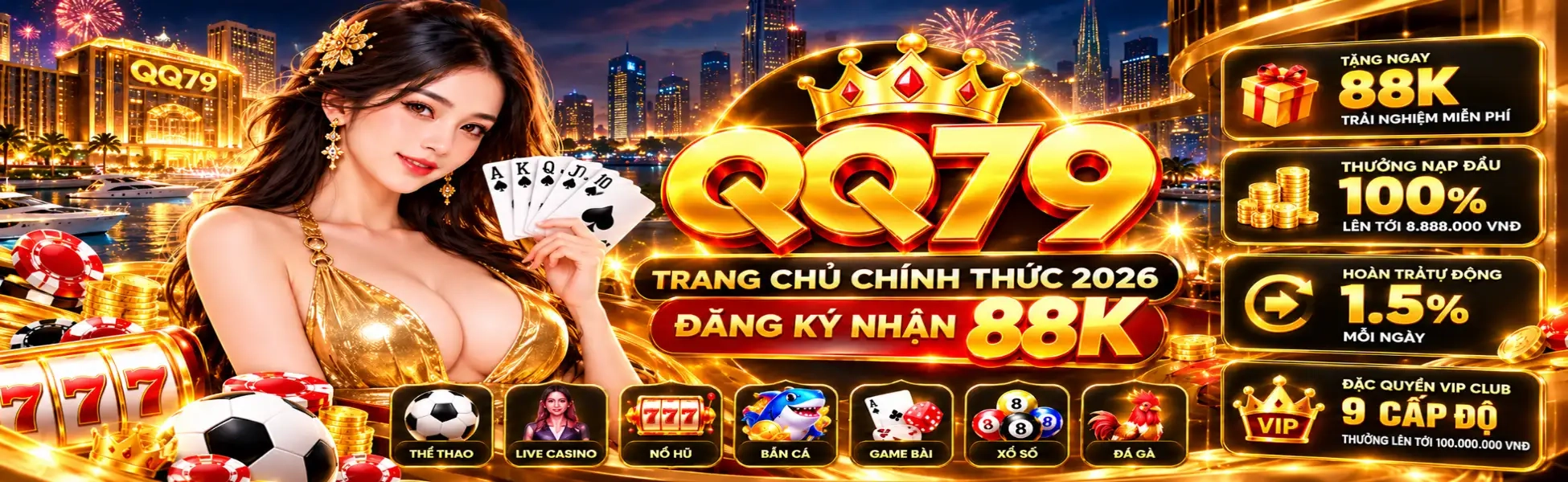 QQ79 – Trang Chủ QQ79 Chính Thức 2026 | Đăng Ký Nhận 88K