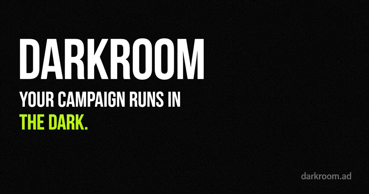 DARKROOM - High-Powered Meta Ads for Music & Nightlife