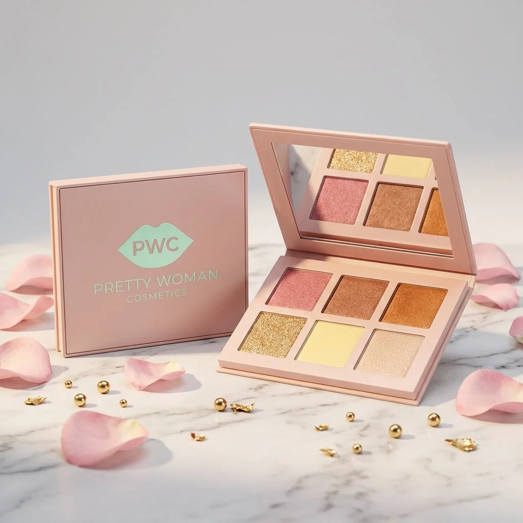6-Shade Highlighter & Shimmer Powder Palette | Glow Palette | PWC