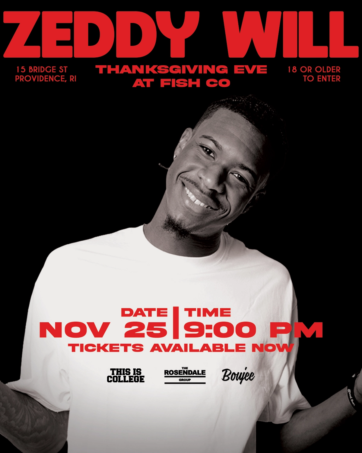 Thanksgiving eve with Zeddy Will | Fish Co