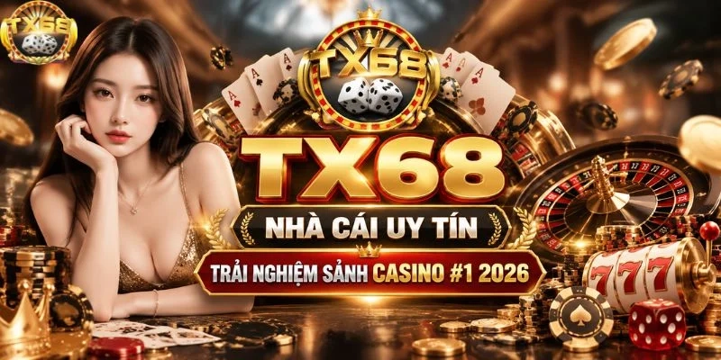 TX68 - Nhà Cái Uy Tín | Trải Nghiệm Sảnh Casino #1 2026
