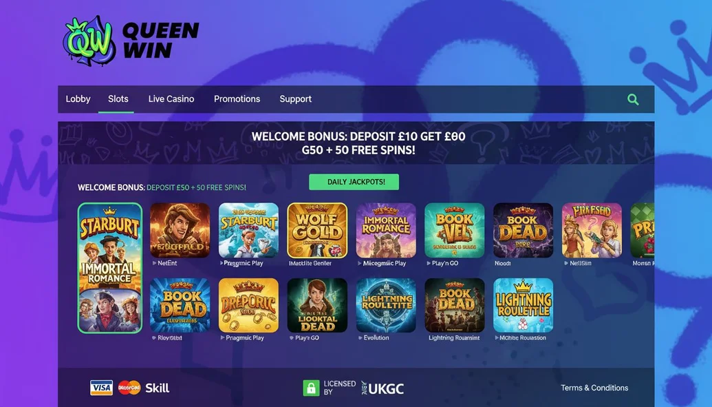 Queen Win Promo Code ⭐️ Queenwin Casino UK | play slots games