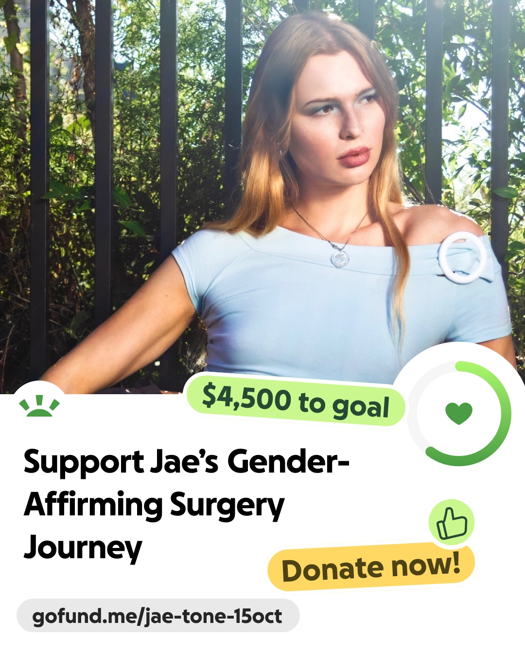 Donate to Support Jae’s Gender-Affirming Surgery Journey, organized by jae matthiesen