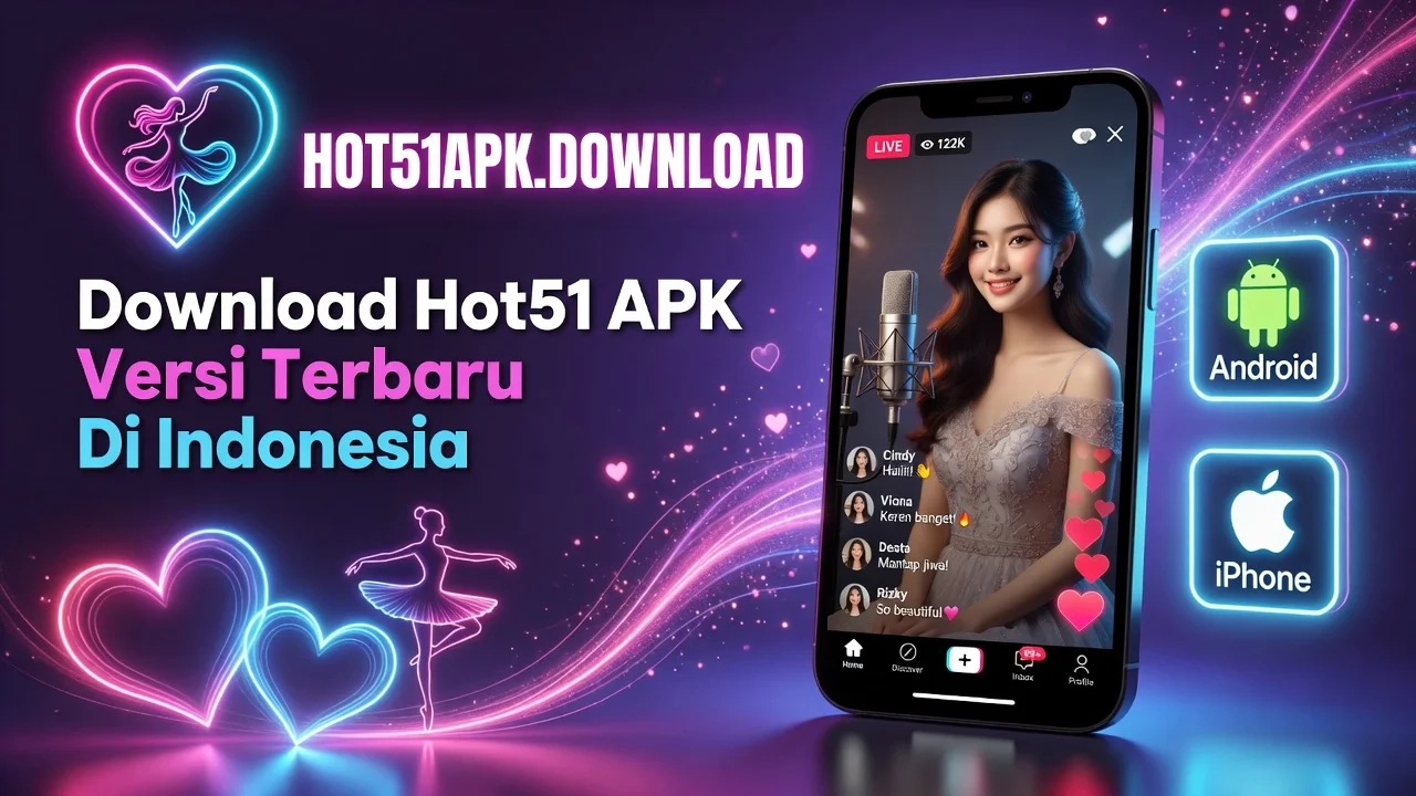 Hot51 APK Download Versi Terbaru 2026 - Live Streaming & Mod