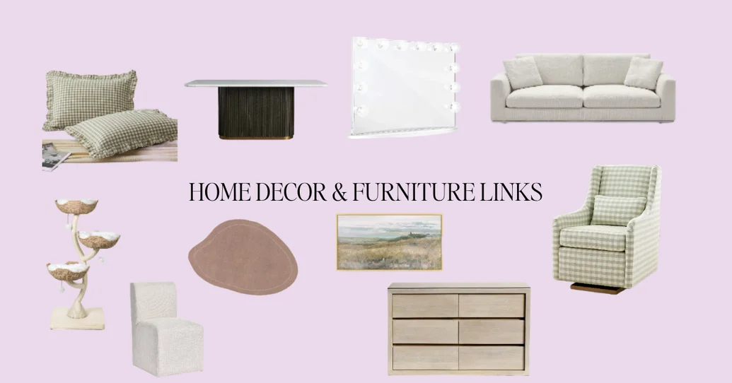 Home Decor & Furniture Links