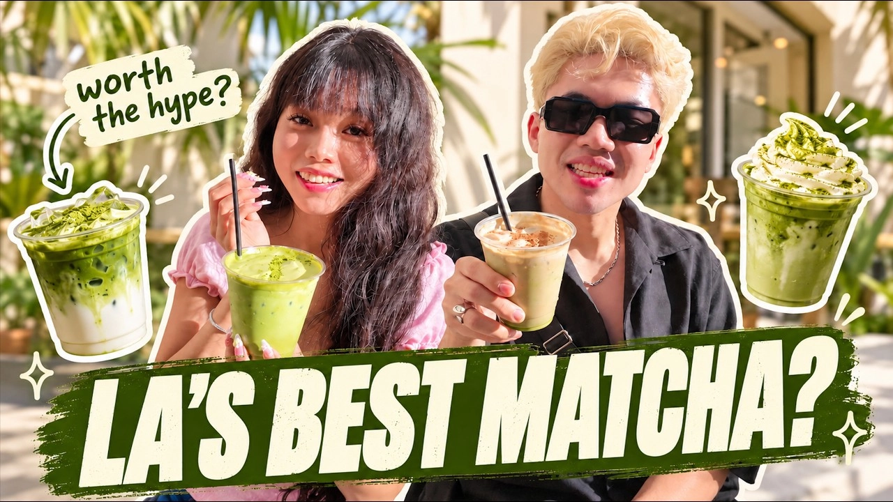 trying EVERY MATCHA in LA