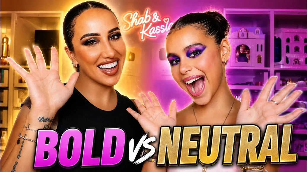 Mum vs Daughter | Bold Makeup vs Neutral Makeup | Mother & Daughter GRWM | Shab & Kassie