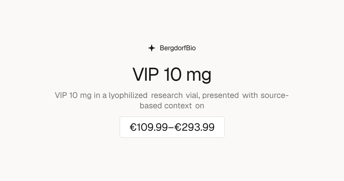 VIP 10 mg Research Peptide