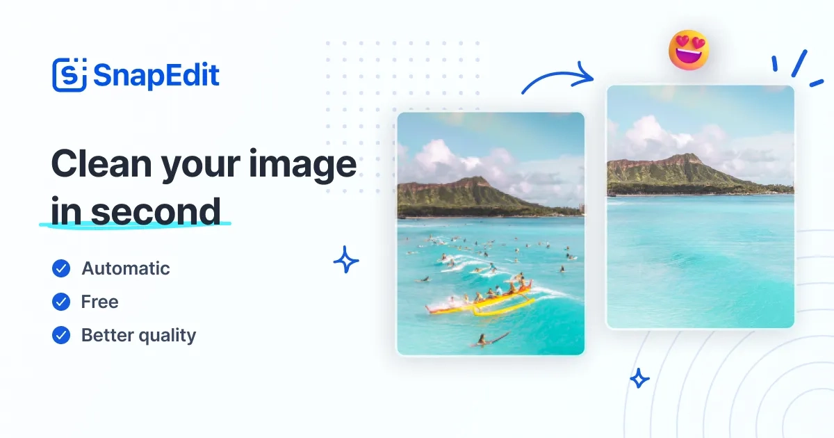 Chỉnh Ảnh AI Miễn Phí Online: Làm Nét, Tách Nền | SnapEdit
