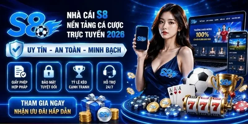S8 SLOTS - Trang Chủ S8 Mới Nhất 2026 | Link Vào S8 Tặng 988K - s8slots.com