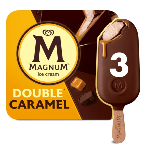 Double Caramel Ice Cream Bar - 3 ct