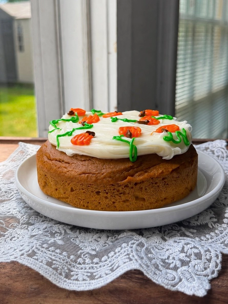 Single Layer Pumpkin Cake