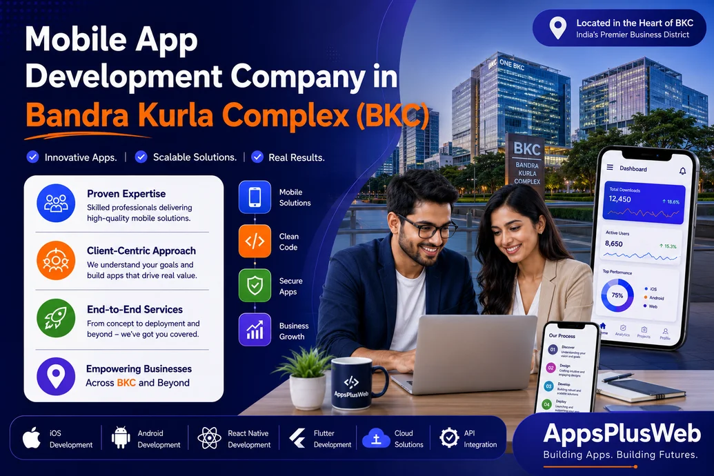 Mobile App Development Company in Bandra Kurla Complex (BKC)
