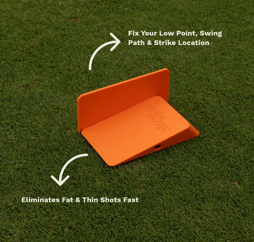Strike Wedge – Golf Training Aid for Consistent Strikes and Tour Spin