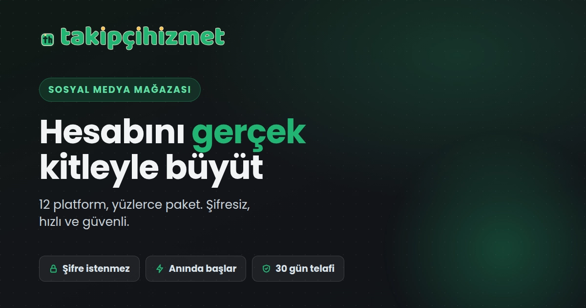 Takipçi Hizmet