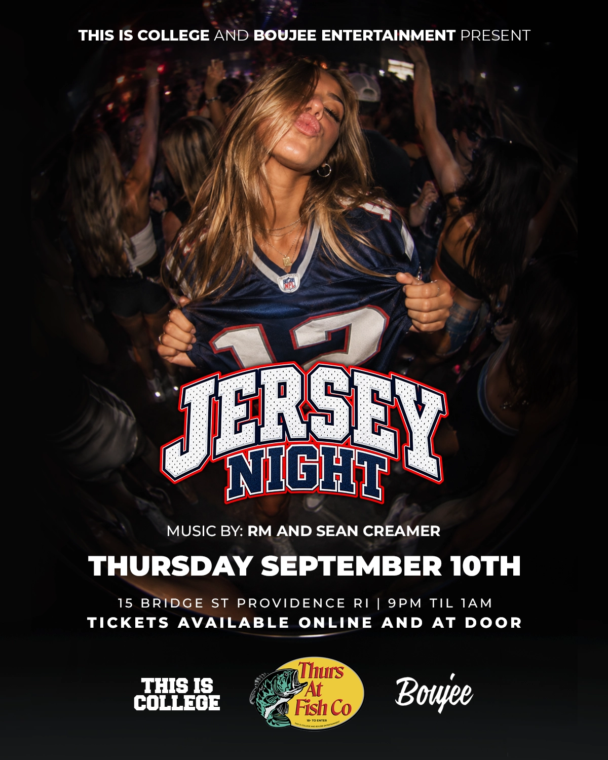 Sept 10th | Jersey Night at Fish Co