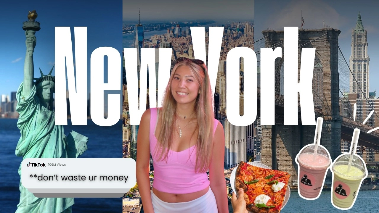 I tried VIRAL TIKTOK spots for *72 hours* in NYC… (Worth it?)
