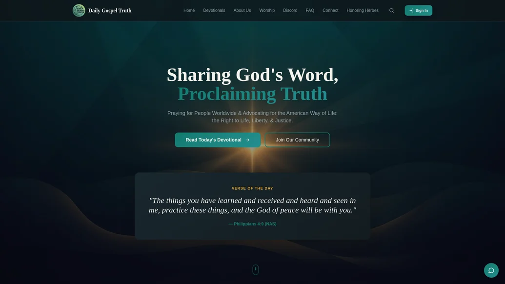 Daily Gospel Truth — Sharing God's Word