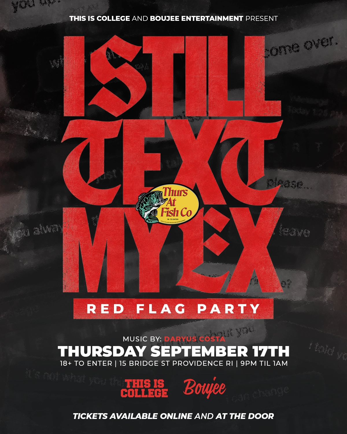 09/17 - Red Flag Party | Fish Co Thurs