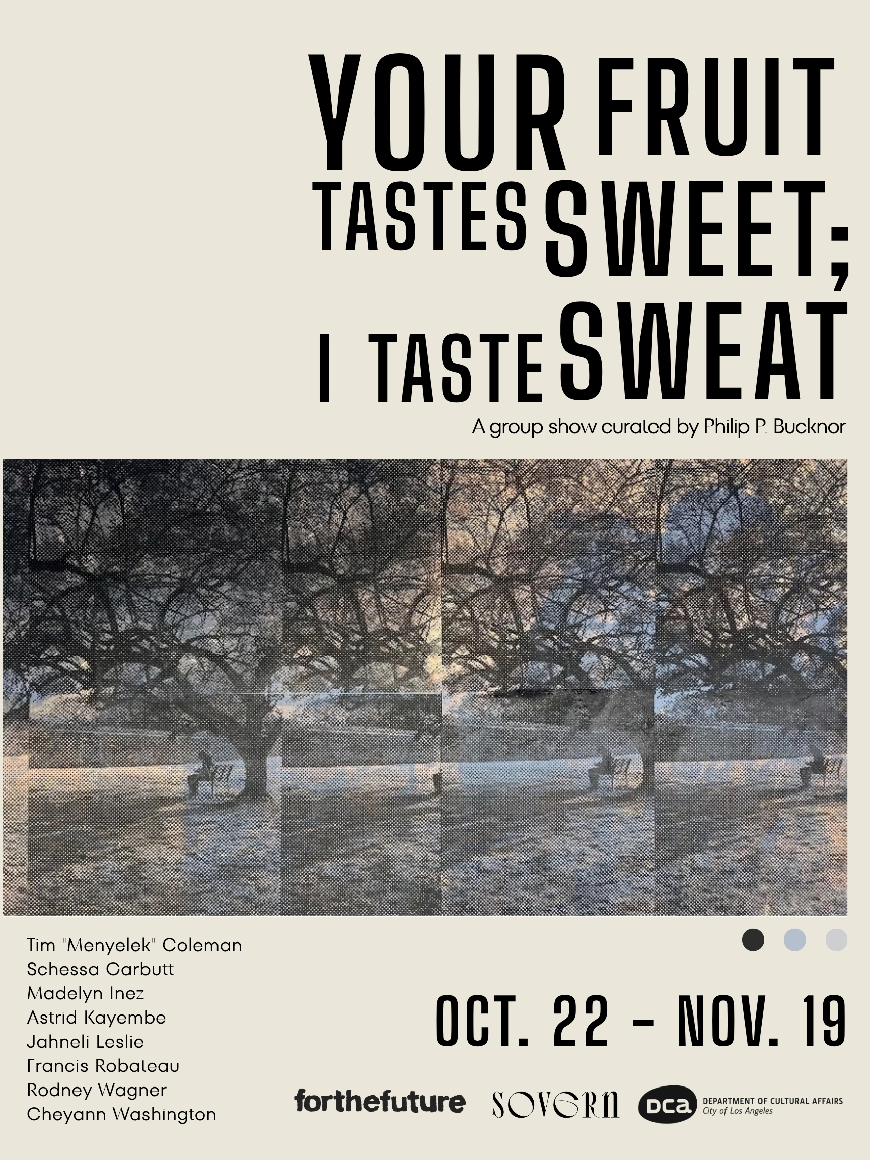 Your Fruit Taste Sweet, I Taste Sweat — Sovern