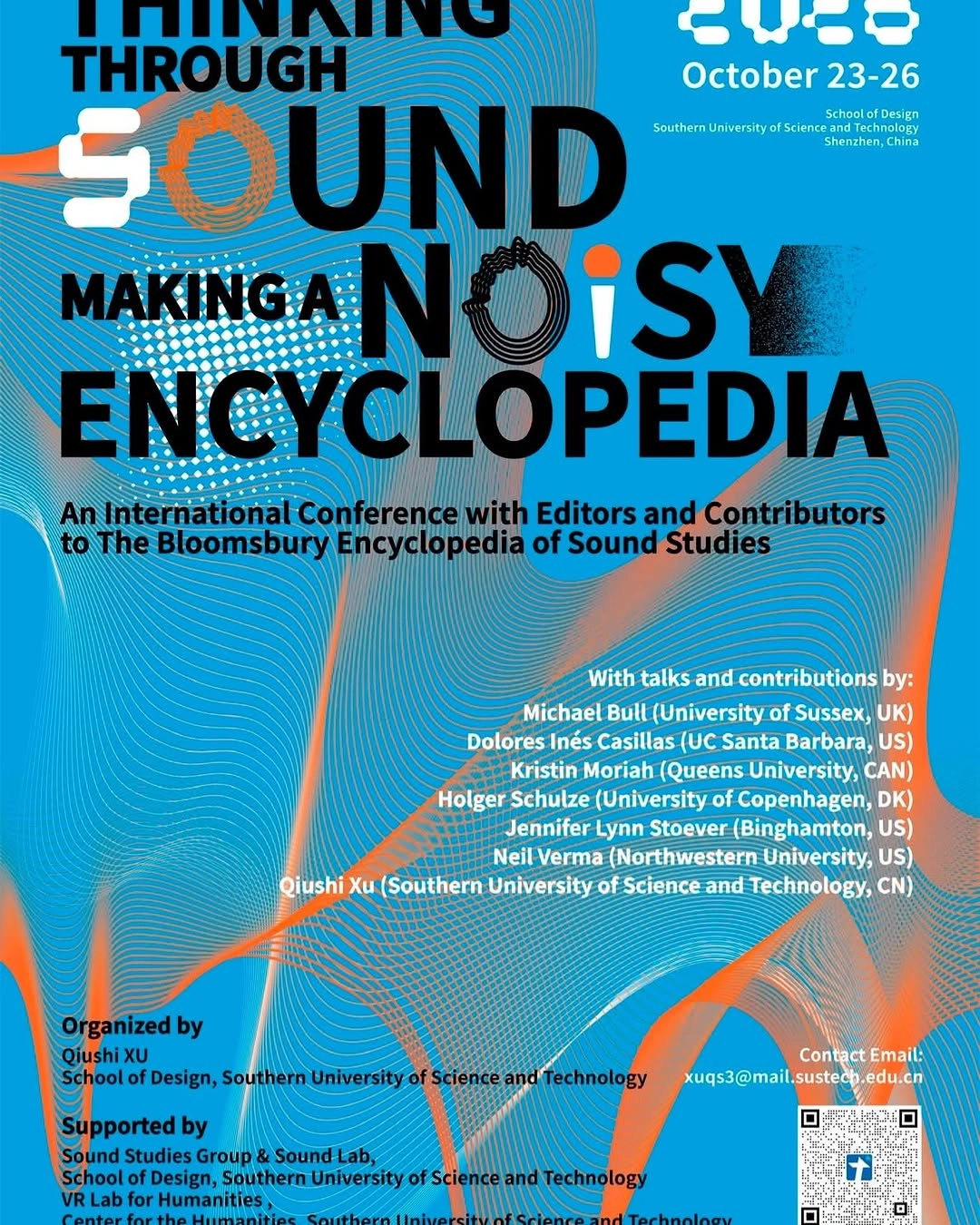 SO! is excited to announce our collaboration with the Thinking through Sound: Making a Noisy Encyclopedia, an international conference to be held at the Southern University of Science and Technology (