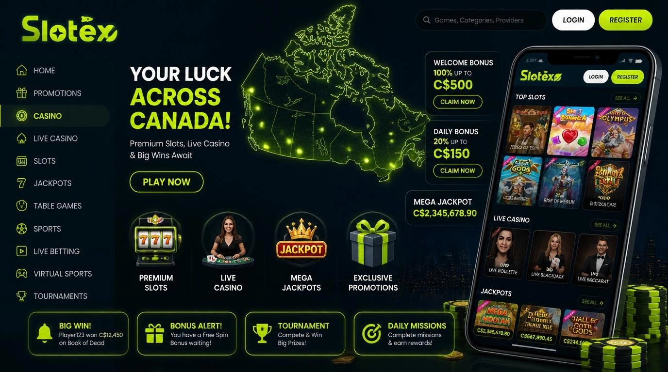 Slotexo Casino Official Site CA ⭐ Slotexo casino Review Slots