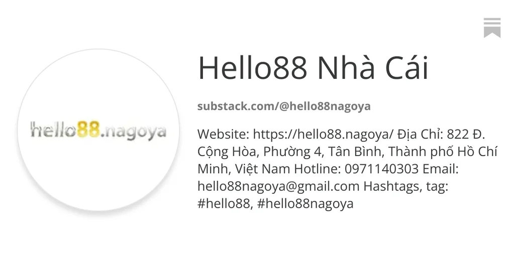 Hello88 Nhà Cái | Substack