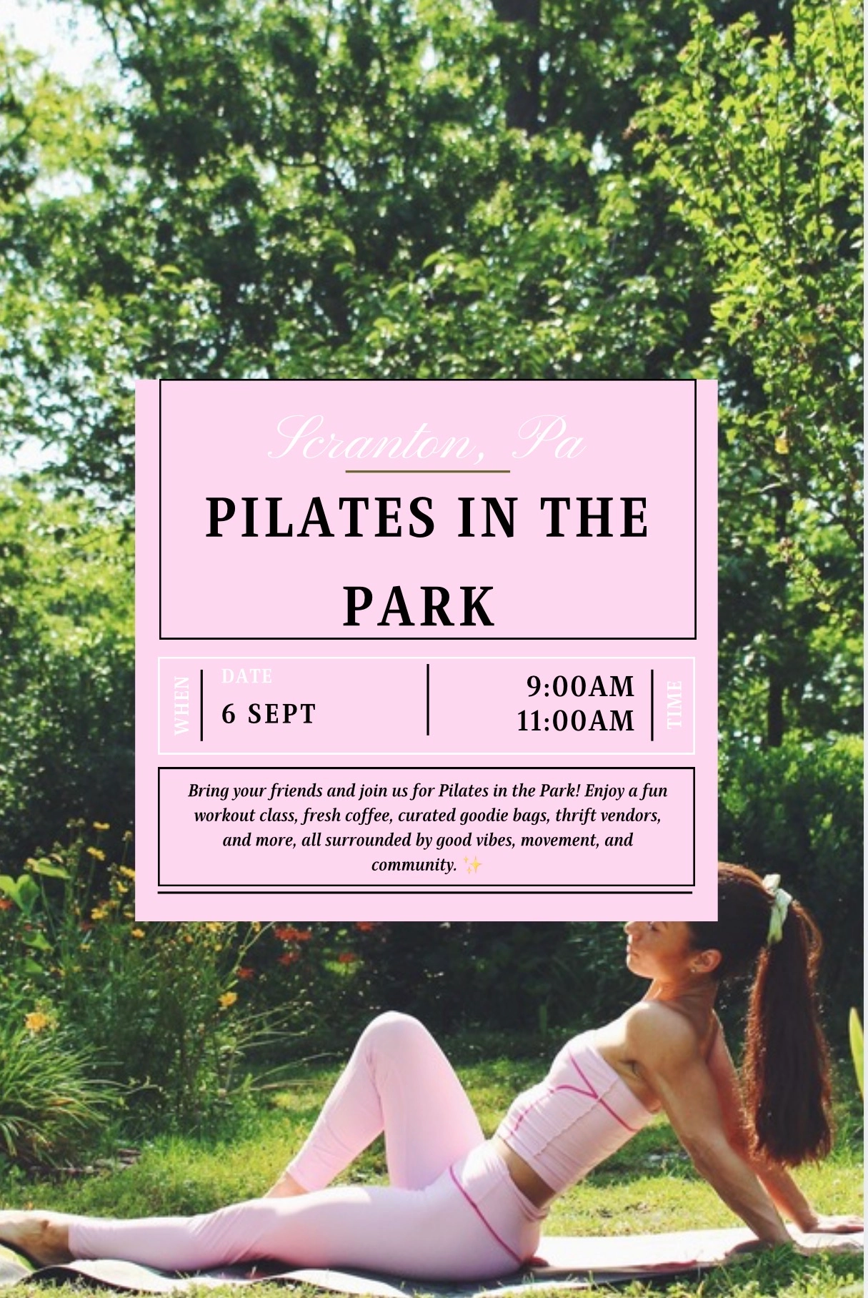 Pilates in the Park EVENT