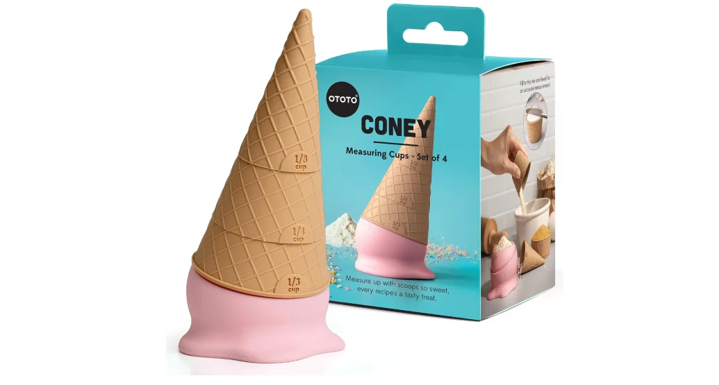 OTOTO Coney Ice Cream Measuring Cups Set