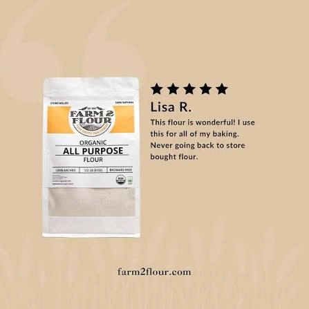 Freshly Milled Organic Flour