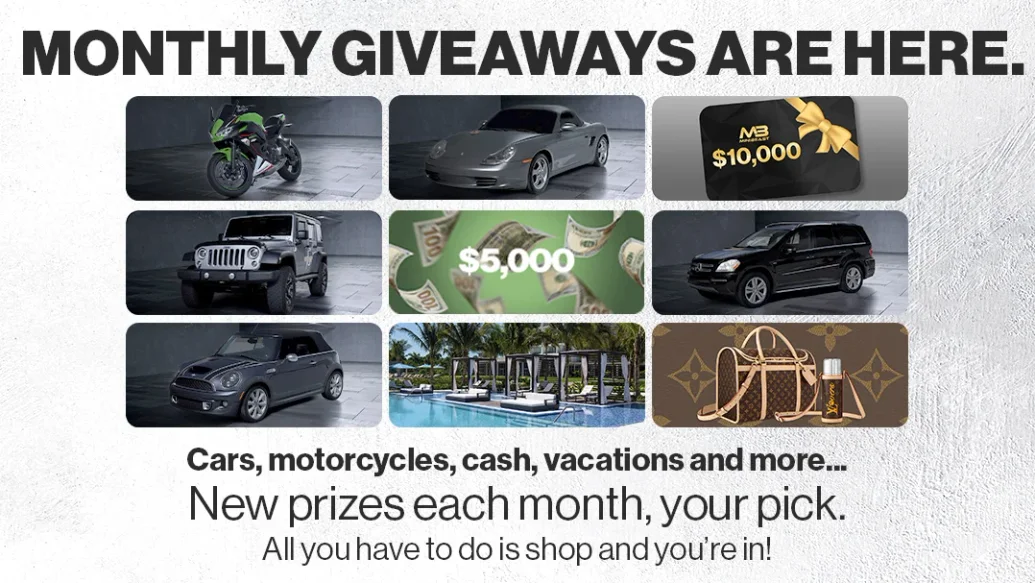MONTHLY GIVEAWAY