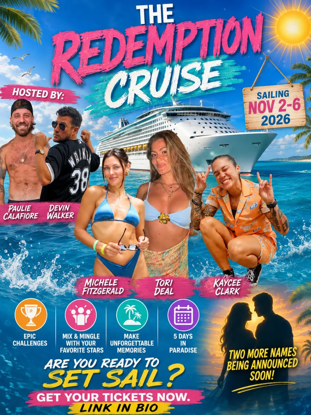 REDEMPTION CRUISE TICKETS
