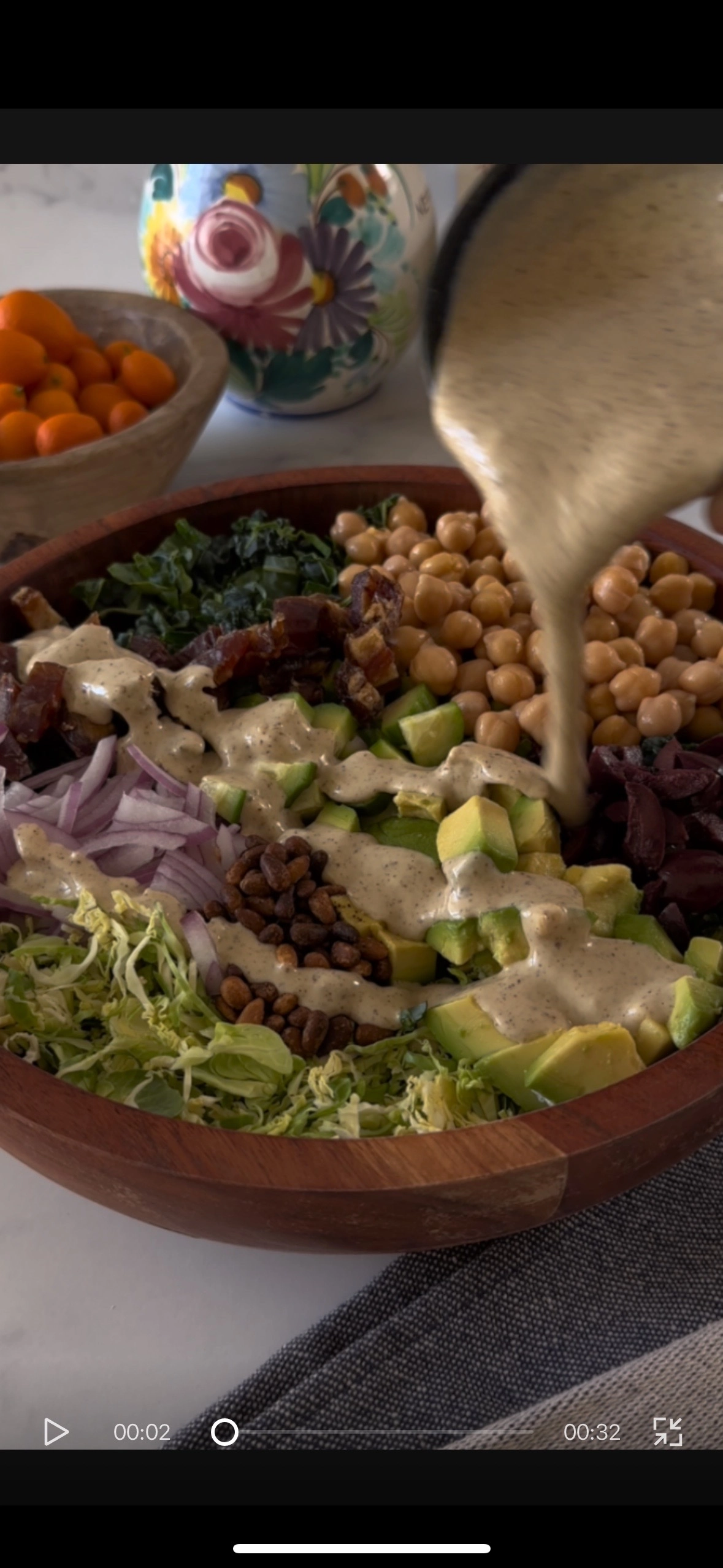 Za’atar Shaved Brussels Sprouts Salad