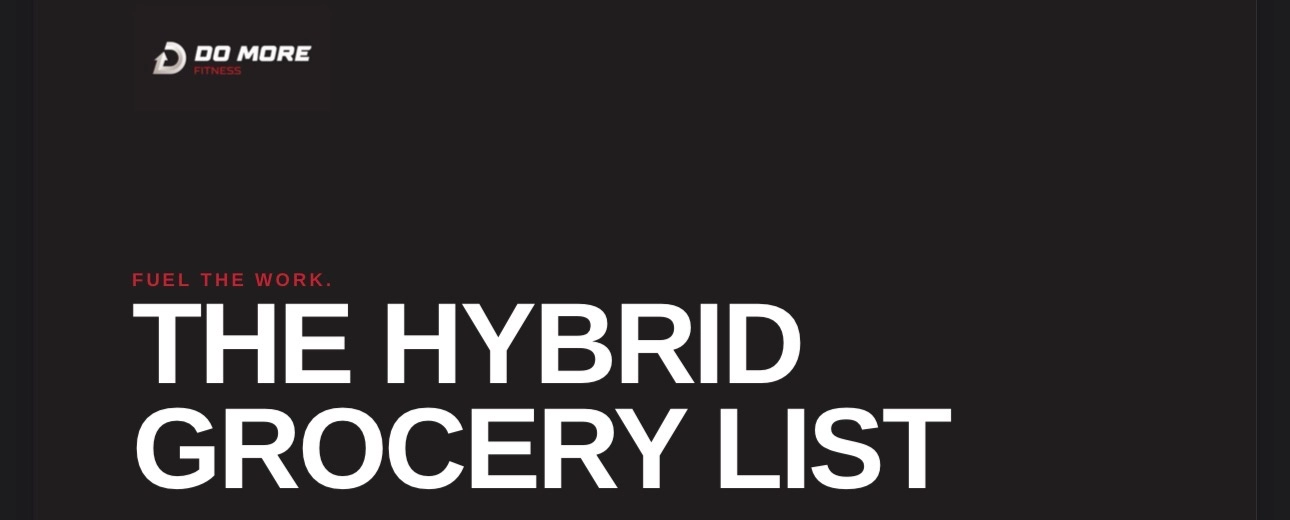 Free Hybrid Grocery List