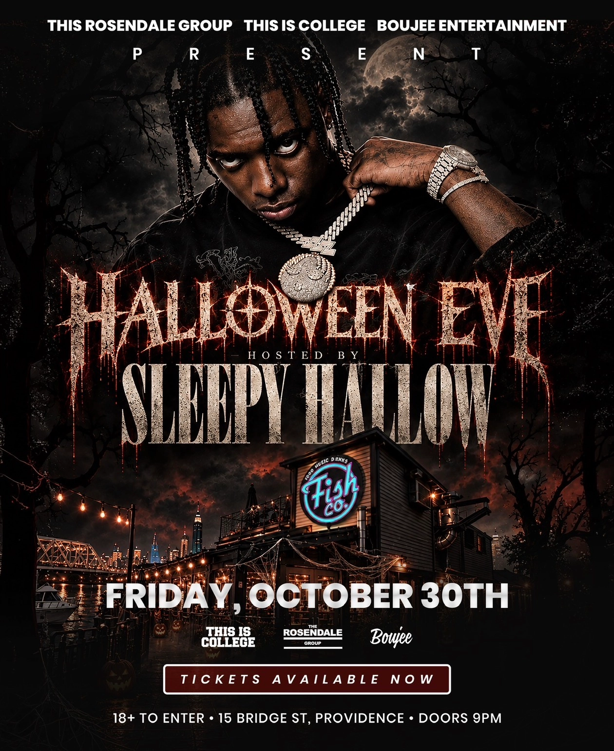 10/30 - Halloween Eve at Fish Co with Sleepy Hallow