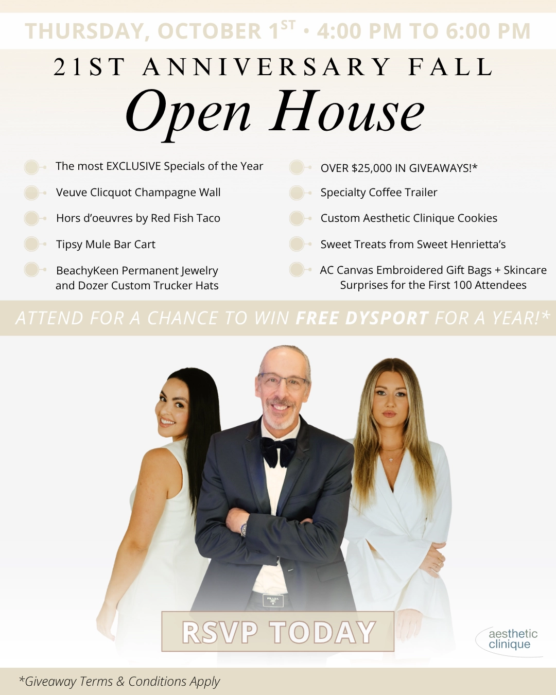 RSVP! 21st Anniversary Open House