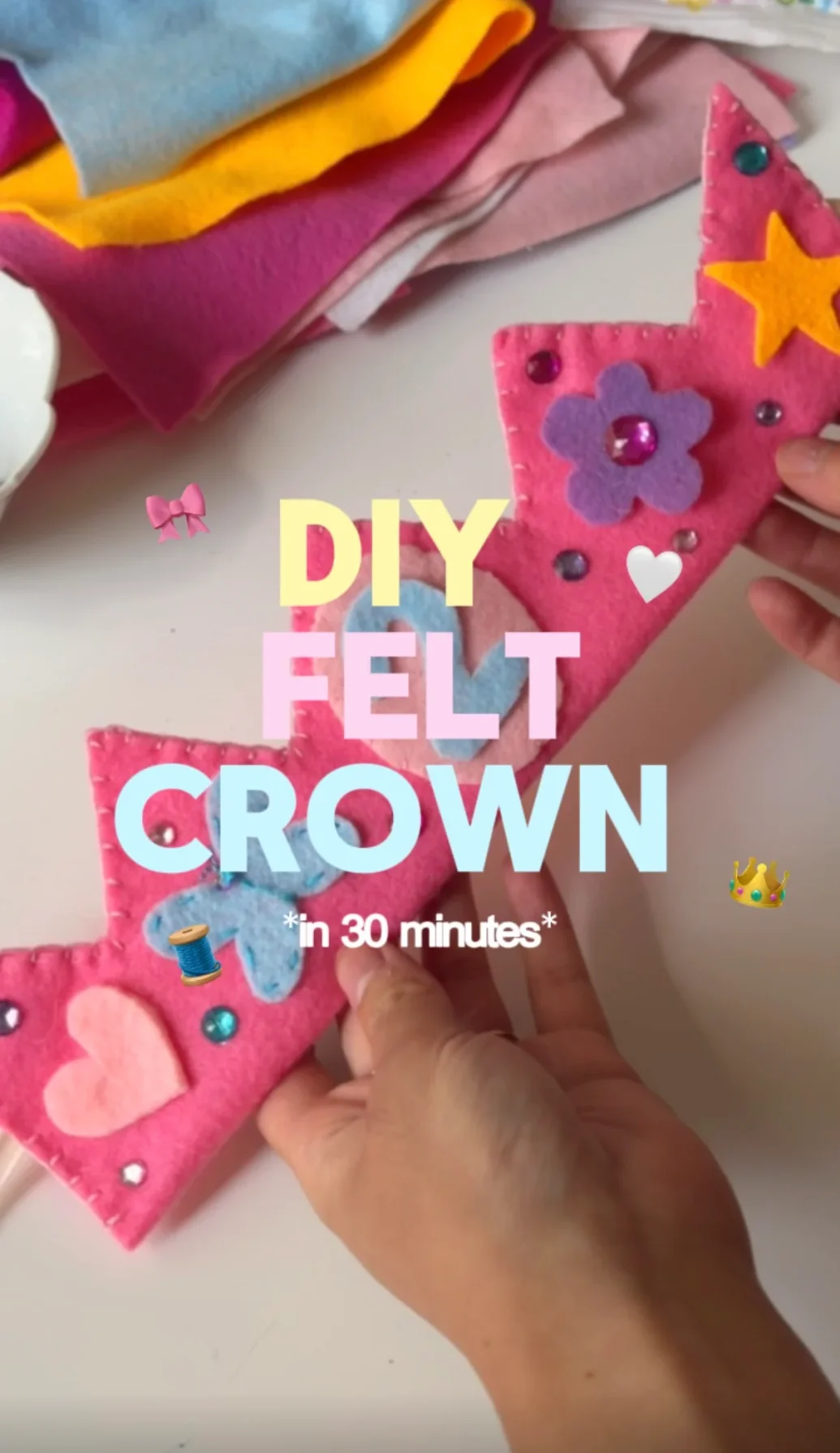 DIY Felt Crown Supplies