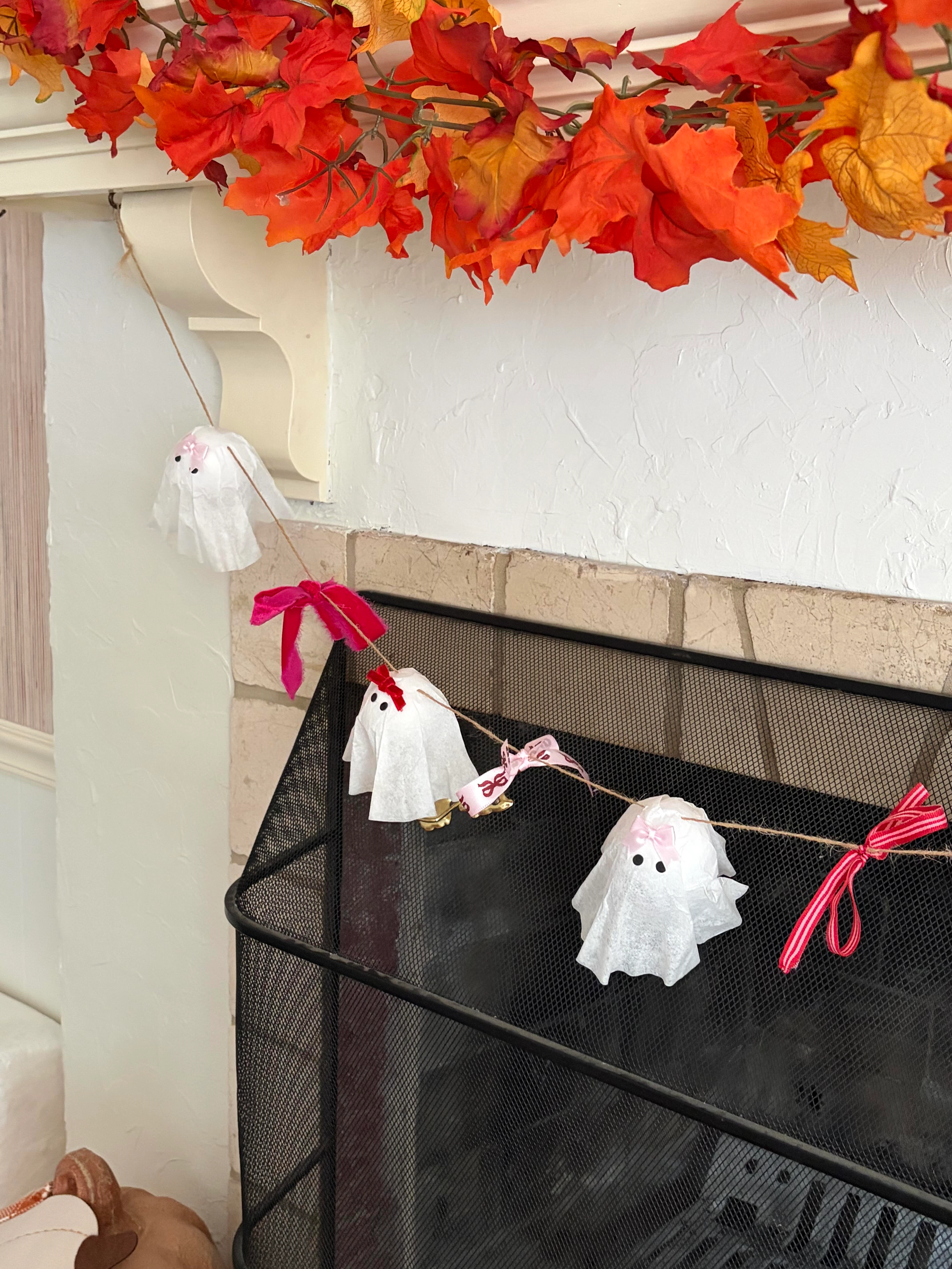 DIY Coffee Filter Ghost Supplies
