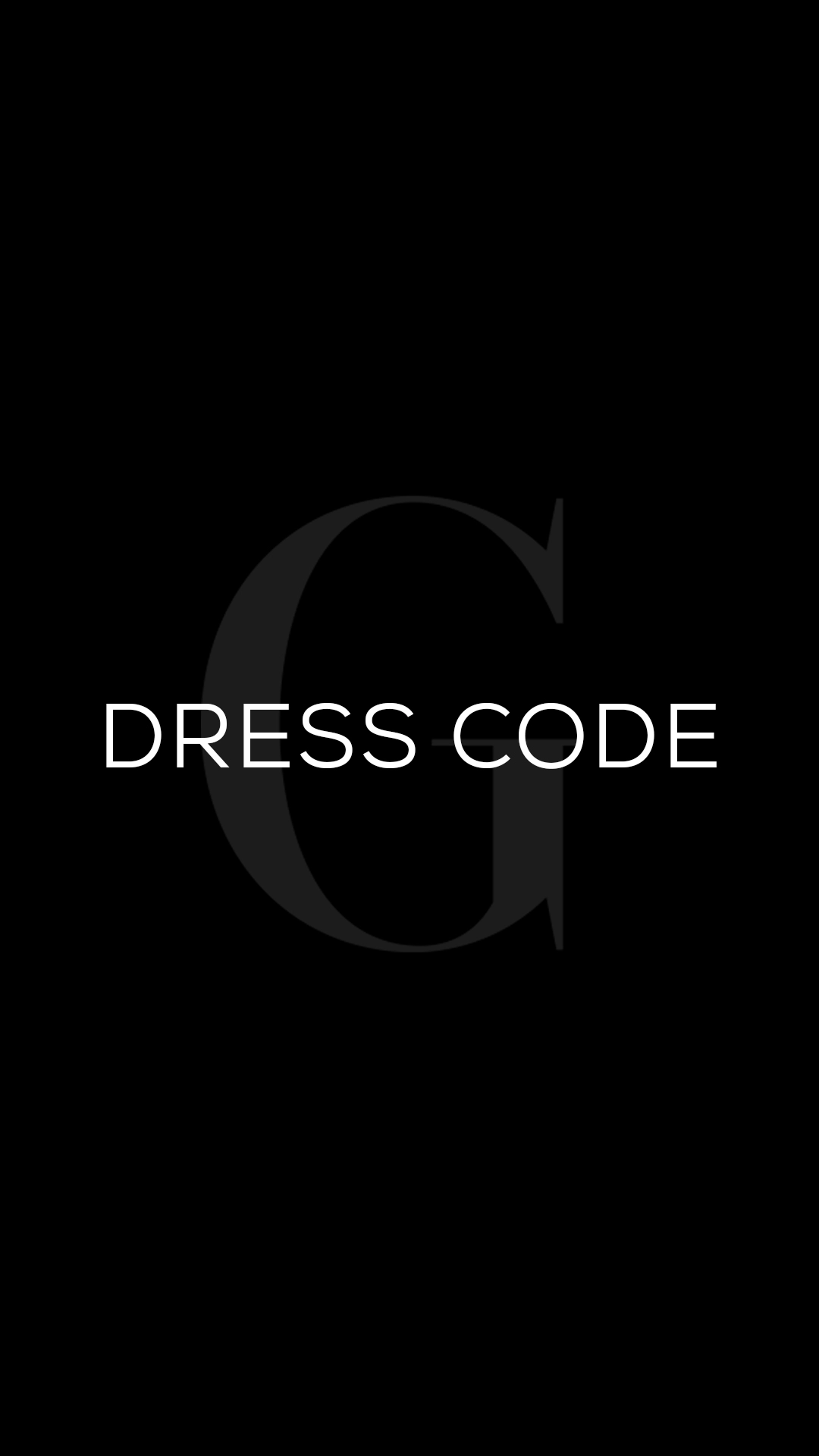 DRESS CODE